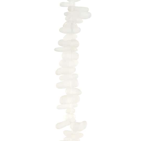 White Crackled Quartz Chip Beads by Bead Landing™